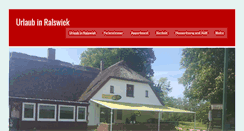 Desktop Screenshot of pension-ralswiek.de